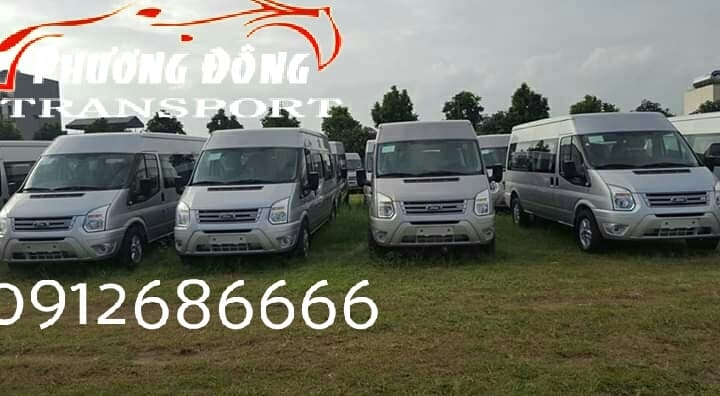 Phương đông cho thuê xe du lịch 16 chỗ ford transit giá rẻ nhất quận bắc từ liêm hà nội - 0912686666