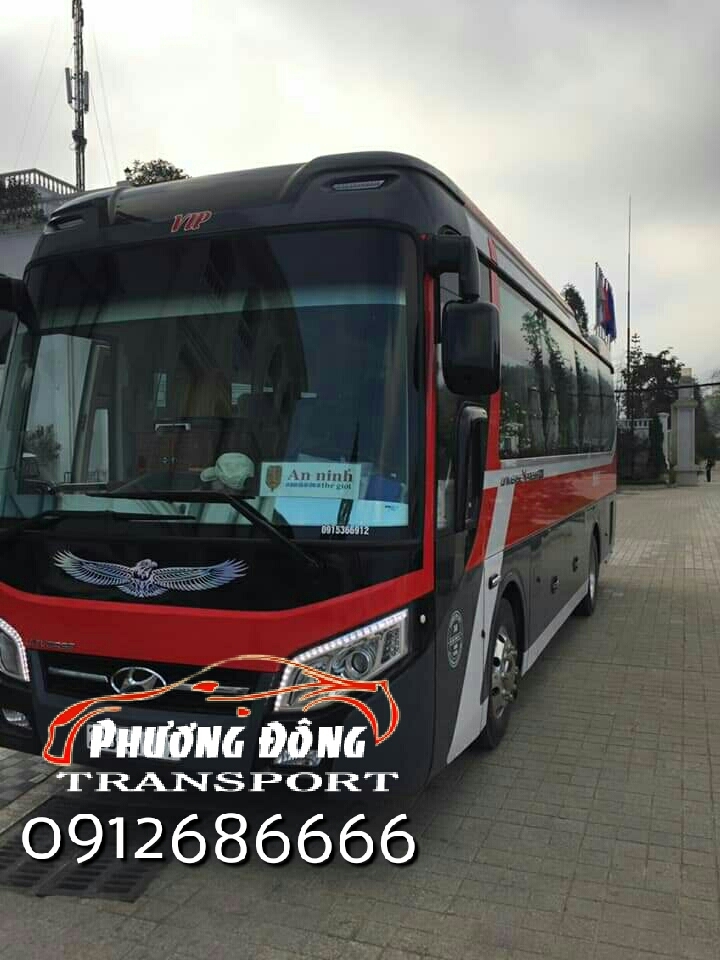 Cho thuê xe 45 chỗ theo tháng Khu Công Nghiệp Đồ Sơn - 0912686666